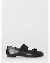 MM6 by Maison Margiela - Anatomic Tabi Leather Ballet Flats - Lyst