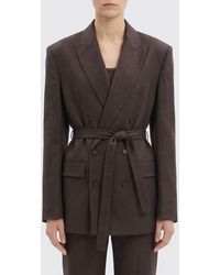 Tela - Double-Breasted Blazer - Lyst