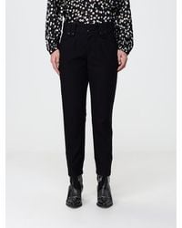 Isabel Marant - Birdy Mid-Rise Stretch-Cotton Skinny Trousers - Lyst