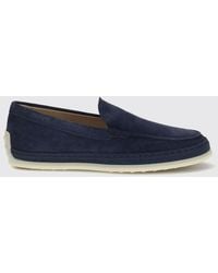 Tod's - Suede Loafers - Lyst