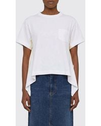Sacai - Cotton T-Shirts - Lyst