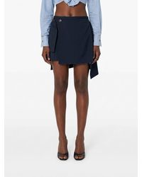 Vivienne Westwood - Meghan Asymmetrical Virgin Wool Wrap Skirt - Lyst