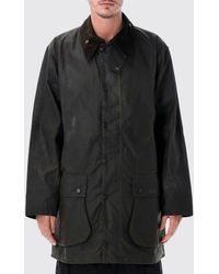 Barbour - Northumbria Waxed Cotton Jacket With Corduroy Collar - Lyst