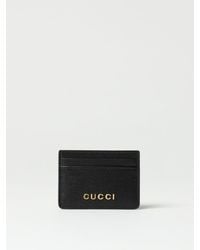 Gucci - Kartenetui Mit Schriftzug - Lyst