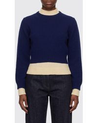 Jil Sander - Bicolor Virgin Wool Sweater - Lyst