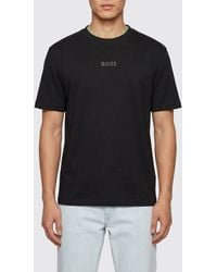 BOSS - Camiseta De Algodón Con Logo - Lyst
