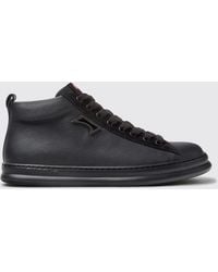 Camper - Runner High-Top Leather Trainers With Padded Ankle And Extralight Sole - Lyst
