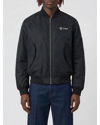 Off-White c/o Virgil Abloh - Nylon Bomber Jacket With Logo - Lyst