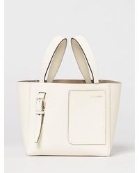 Valextra - Bucket Mini Grained Leather Bag - Lyst