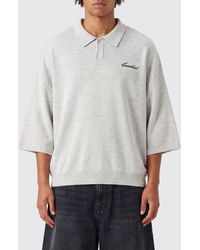 Fear Of God - Long-Sleeved Merino Wool Polo Shirt With Logo And Relaxed Fit - Lyst