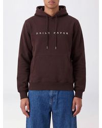 Daily Paper - Relaxed Fit Cotton Hoodie With Embroidered Logo - Lyst