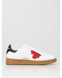 DSquared² - Leather Boxer Sneakers - Lyst