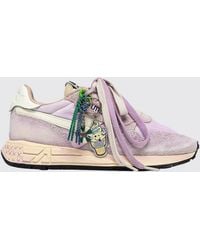 Autry - Reelwind Super Vintage Suede And Mesh Sneakers With Charms - Lyst