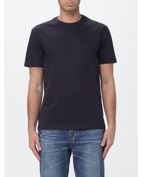 ARMANI EXCHANGE - Basic Crew Neck Cotton T-Shirt - Lyst
