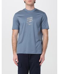 Emporio Armani - Slogan T-Shirt - Lyst