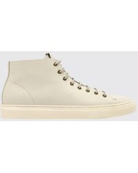 Buttero - Leather Lace-Up High-Top Trainers With Tone-On-Tone Logo - Lyst