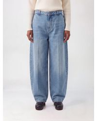 Ami Paris - High-Waisted Wide-Leg Jeans - Lyst