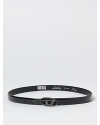 DIESEL - B-1Dr Strass 20 Bovine Leather Belt - Lyst