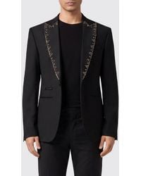 Philipp Plein - Single-Breasted Virgin Wool Blend Blazer - Lyst