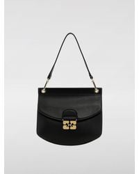 Ganni - Small Ago-G Recycled Leather Shoulder Bag - Lyst