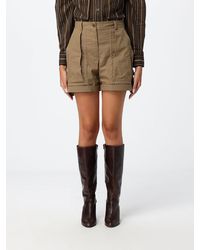 Isabel Marant - Boniza High-Waisted Cotton Shorts - Lyst