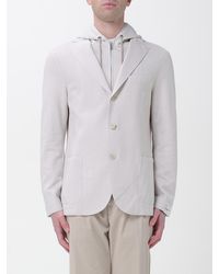 Eleventy - Single-Breasted Piqué Jersey Blazer - Lyst