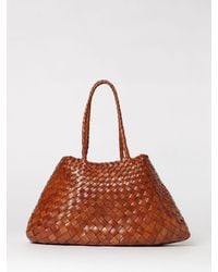 Dragon Diffusion - Santa Croce Big Woven Leather Bag - Lyst