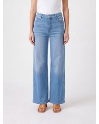 FRAME - Le Slim Palazzo High-Waist Wide-Leg Jeans - Lyst