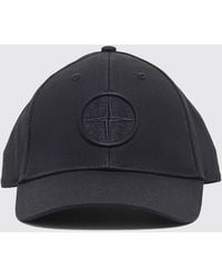 Stone Island - Cotton Baseball Cap With Logo - Lyst