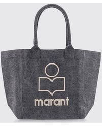 Isabel Marant - Yenki Cotton Canvas Bag - Lyst
