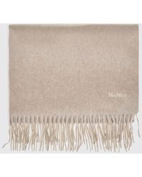 Max Mara - Pure Cashmere Scarf With Fringe Trim - Lyst