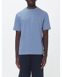 Paul Smith - Striped Organic Cotton T-Shirt - Lyst