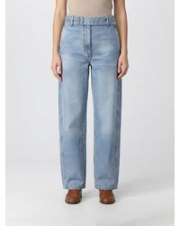 Magda Butrym - Denim Wide Leg Jeans - Lyst