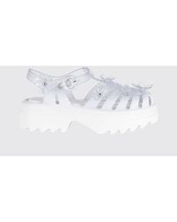 Melissa X Susan Fang - Possession Sakura Platform Sandals With Flower Appliqué - Lyst