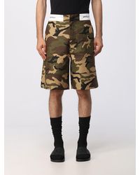 Palm Angels - Pantaloncino in cotone stampa camouflage - Lyst