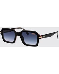 Carrera - Rechteckige Sonnenbrille Aus Schwarzem Acetat Mit Verlaufsgläsern - Lyst