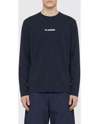 Jil Sander - Cotton Logo T-Shirt - Lyst
