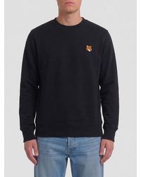 Maison Kitsuné - Maison Kitsun&Eacute Cotton Crew Neck Sweatshirt - Lyst
