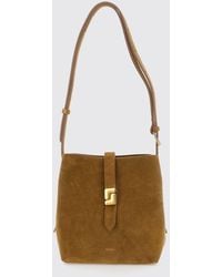 Soeur - Bello Suede Mini Shoulder Bag With Adjustable Strap - Lyst