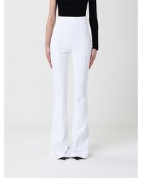 Elisabetta Franchi - Crepe Trousers - Lyst