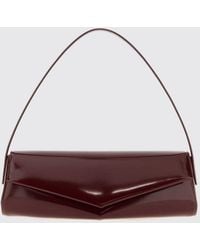Jil Sander - Kante Brushed Calfskin Shoulder Bag With Flat Handle - Lyst