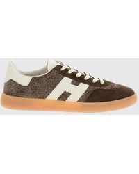Hogan - Cool Leder- Und Wildleder-Sneakers Mit H-Logo Und Gummisohle - Lyst