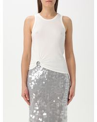 Rabanne - Top De Algodón Elástico - Lyst