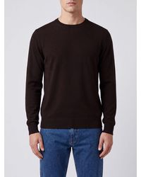 Ballantyne - Pure Wool Long-Sleeved Crewneck Jumper - Lyst