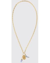 Chloé - Chlo&Eacute Bloomcraft Charm-Halskette Aus Goldfarbenem Metall - Lyst