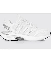 Philipp Plein - Leather And Mesh Sneakers - Lyst
