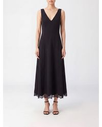 Valentino Garavani - Off-The-Shoulder Wool And Silk Flared Midi Dress - Lyst