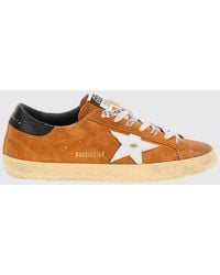 Golden Goose - Super-Star Smooth And Suede Calfskin Leather Sneakers - Lyst