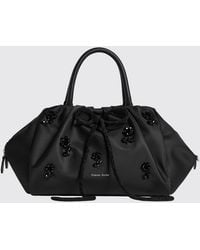 Simone Rocha - Draped Nylon Bag With Embroidered Crystals - Lyst