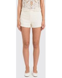 Twinset - Bouclé Shorts With Sequins - Lyst